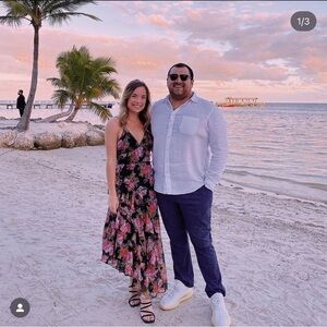 Keepsake the label floral dress , XS, worn once, perfect condition